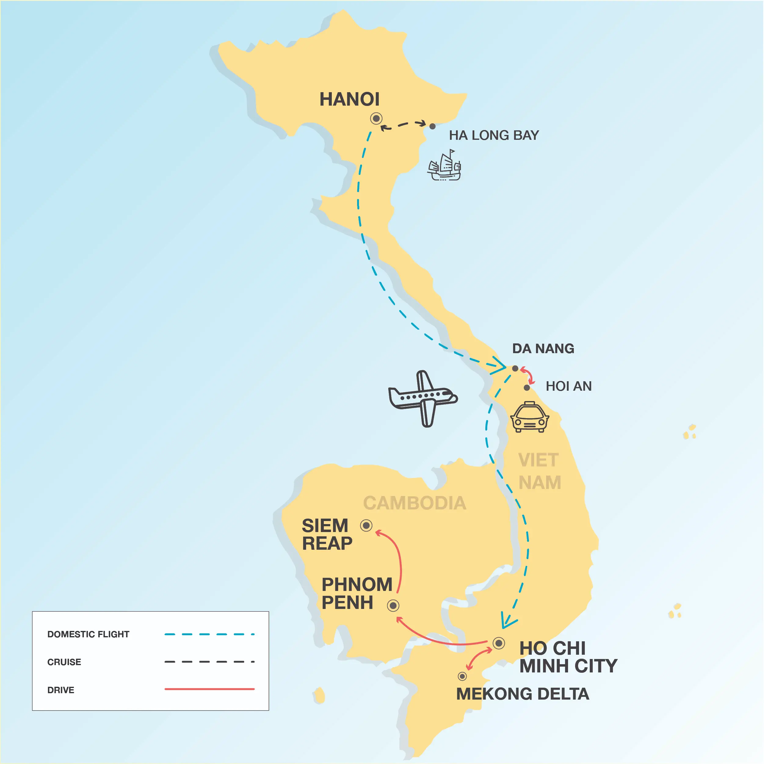 Map 14d the best of vn cam landtour