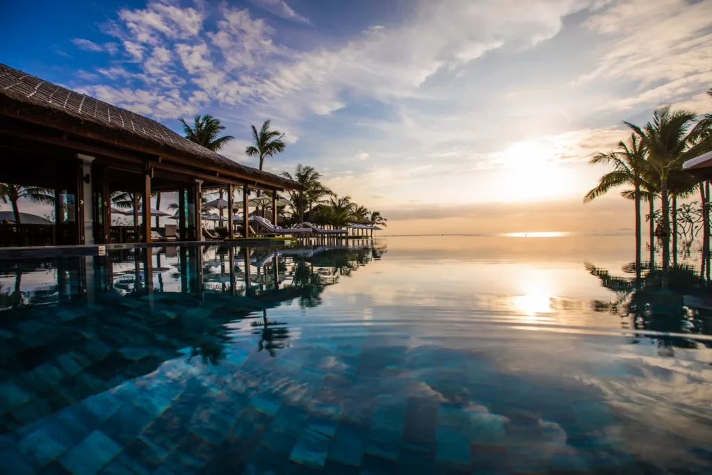 The anam beach club pool