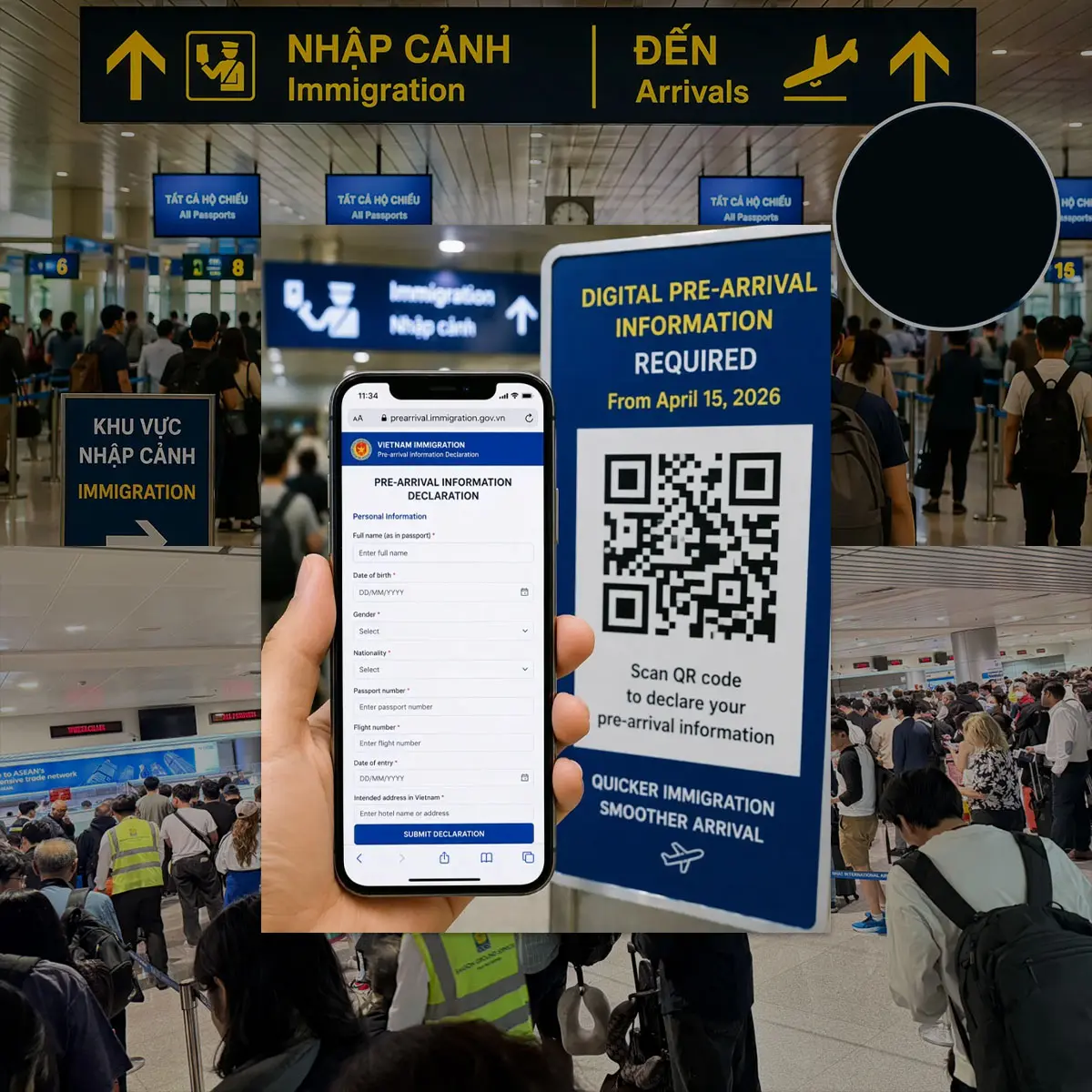 Pre Arrival Information Declaration