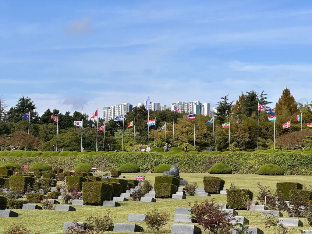 Day4 UN Memorial Cemetery in Korea