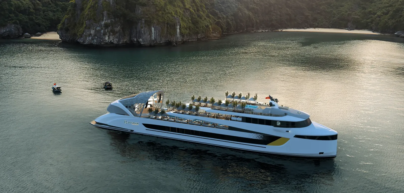 Day Cruise In Halong Bay On Dolphin Cruise